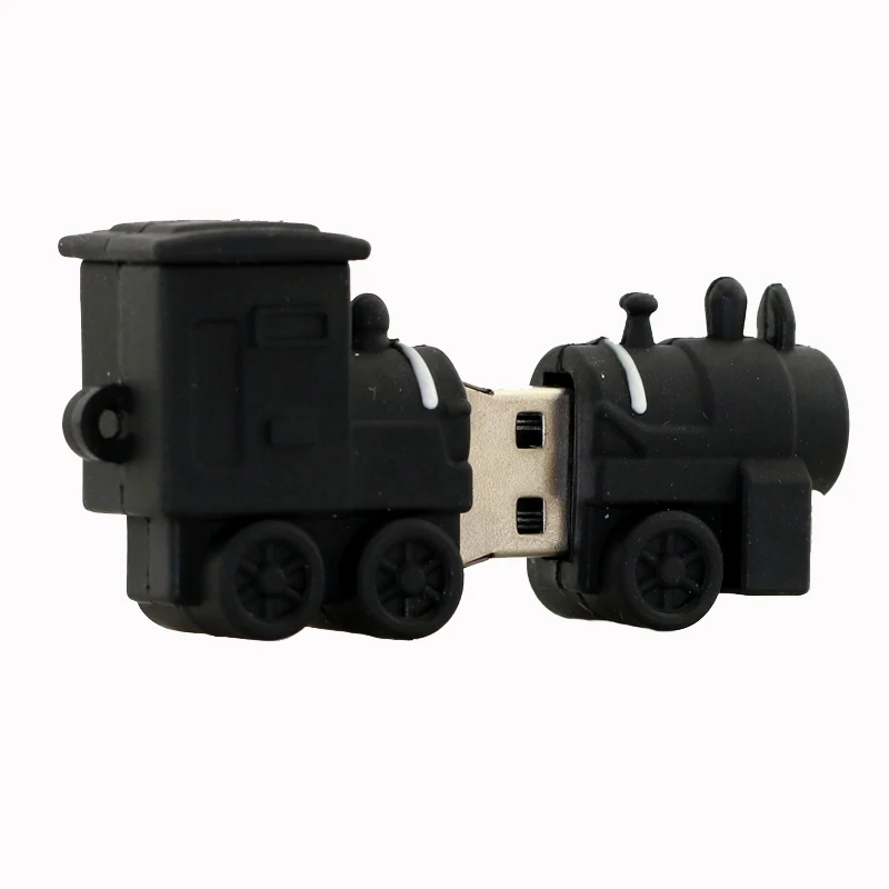 USB Творческий супер с автомобилем из мультфильма мини поезд флэш накопитель