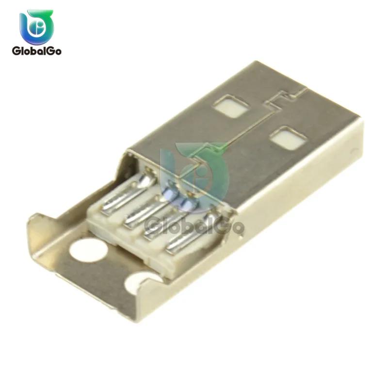 2 шт./лот Тип USB Мужской 4Pin с Пластик чехол Male адаптер переходника разъема 4