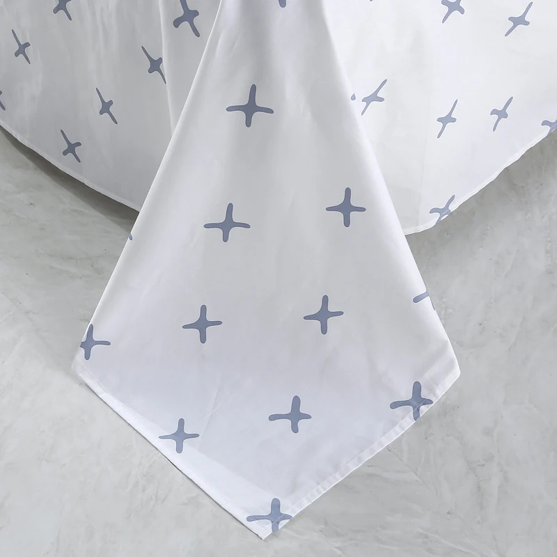 Комплект постельного белья из хлопка с мультяшным рисунком Простой Модный