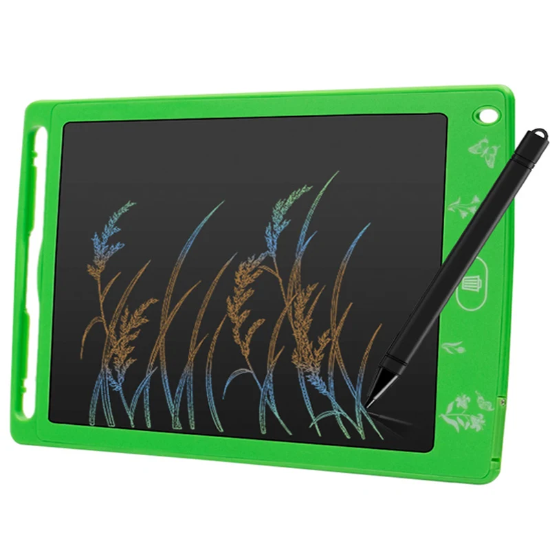 8,5 ''lcd ультра тонкий цветной планшет для рисования, экологичный развивающий блокнот для рукописного ввода, доска для письма, Детский образовательный подарок с граффити - Цвет: Green
