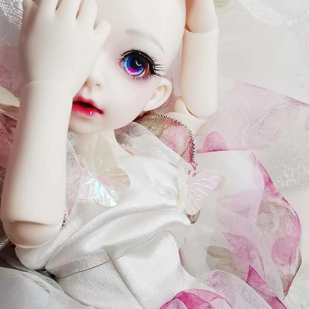 Глаза для кукол bjd 1/3 1/4 1/6 sd BJD игрушки 1214 мм 16 18 22 4 вида цветов фиолетовый розовый