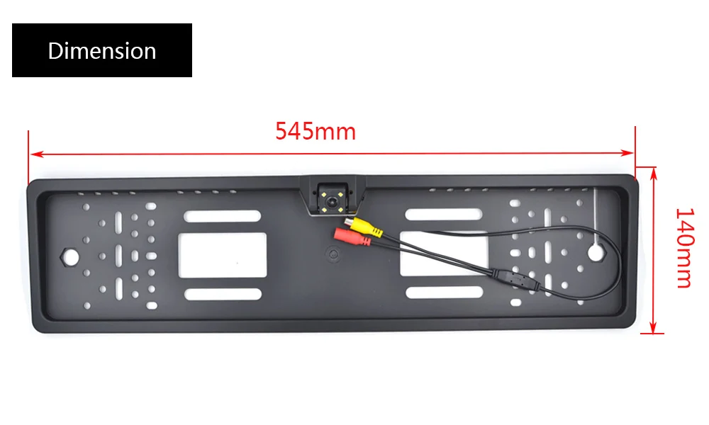 4,3 дюймов Автомобильный TFT-LCD HD Цвет монитор ЕС рамка номерного знака автомобиля Водонепроницаемый заднего вида Камера автомобиля парковки задним ходом набор вспомогательных принадлежностей