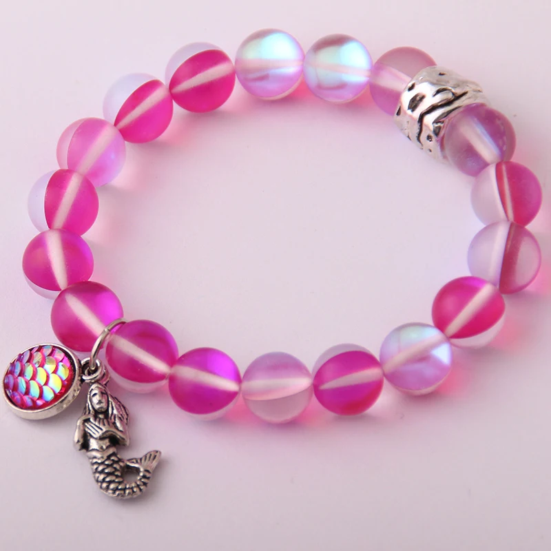 Новый модный браслет 10 мм красивый блестящий Кристальный камень винтажный с