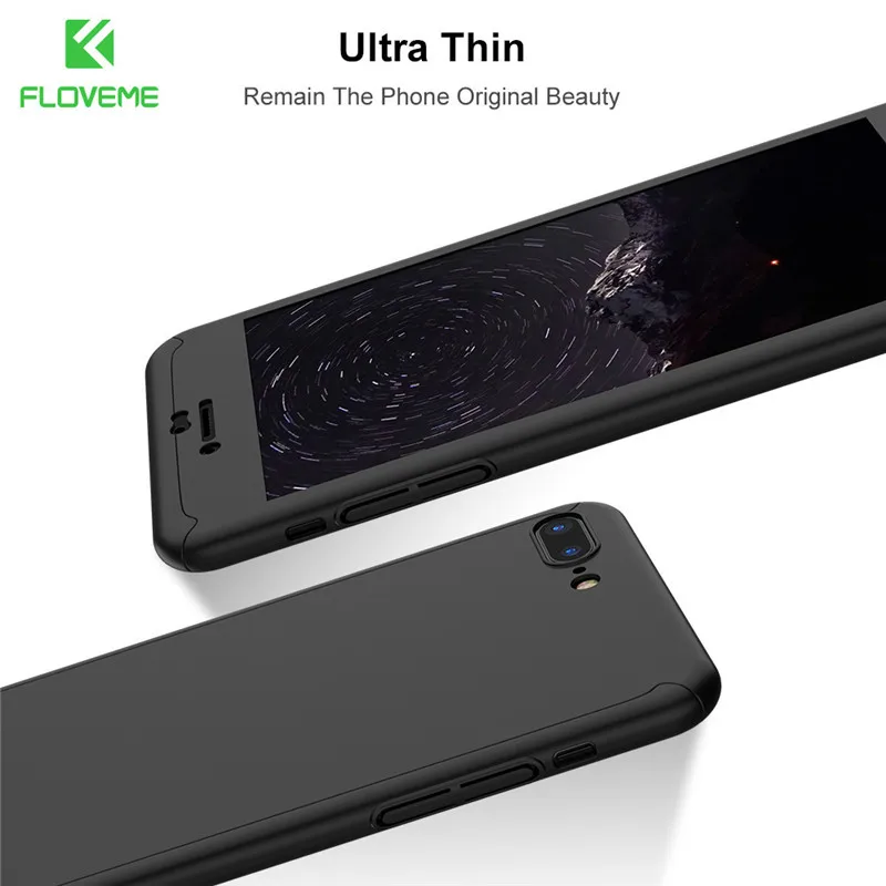 Чехол для телефона FLOVEME 360 с полной защитой iPhone 5S 5 SE Бесплатная крышка из