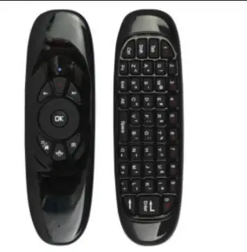 C120 голосовой пульт дистанционного управления Управление 6-Axis Gyro Air mouse QWERTY клавиатура ИК-обучения 2,4 г Беспроводной перезарядки Подсветка для Android ТВ коробка