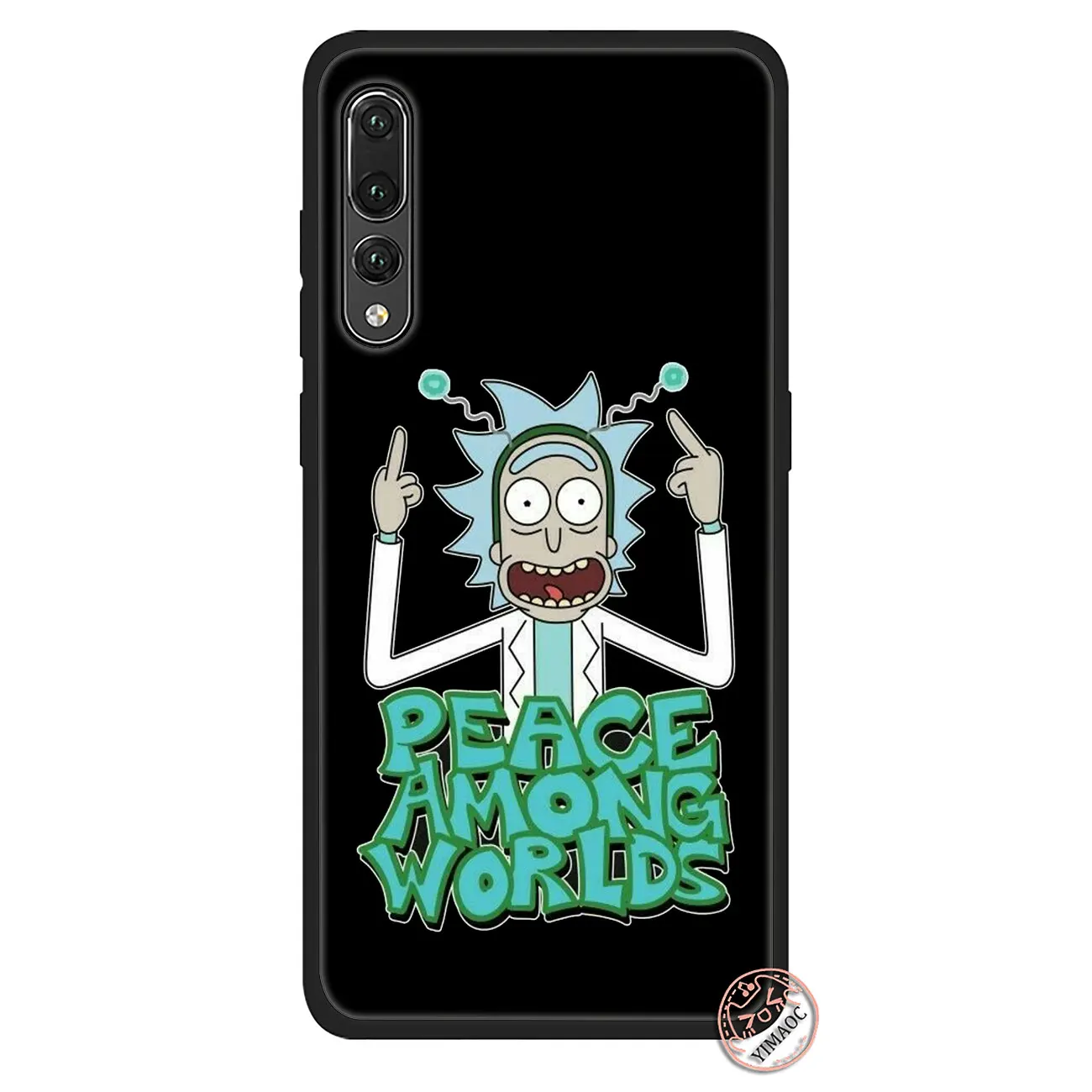 1 YIMAOC Рик и Морти Мягкий силиконовый чехол для телефона huawei Honor 20 Pro 8C 8X8 9 9X10 Lite 7X 7A Pro черный чехол - Цвет: 1