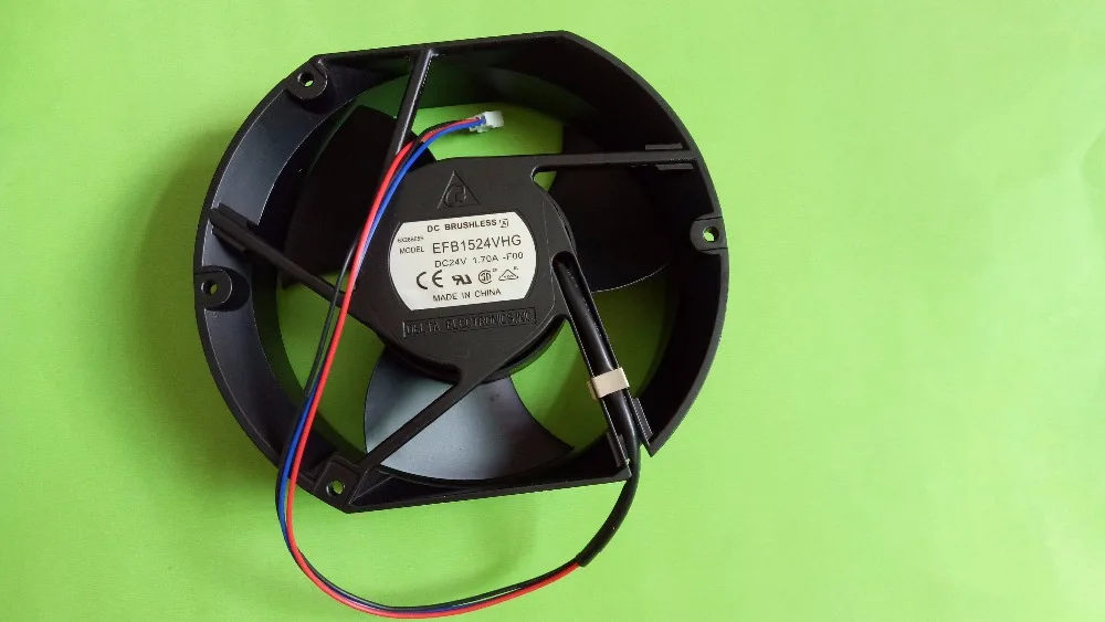 New FOR DELTA EFB1524VHG Fan 24V 1.70A 3wire 15*17*5CM see picutre|fan 24v|24v fanfan fan |