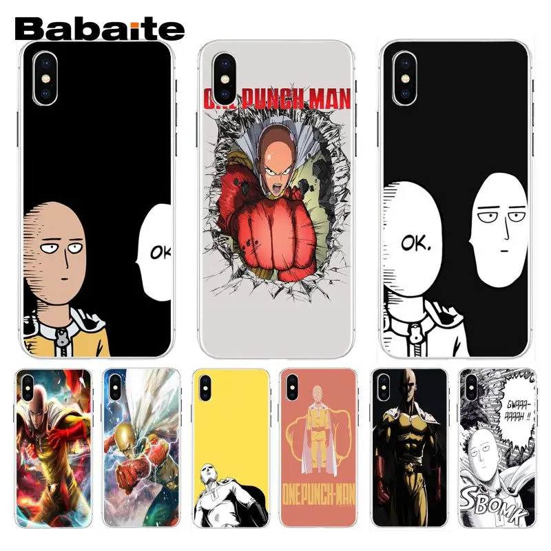 Babaite One Punch Man прекрасные отличные аксессуары для телефона чехол iphone 5 5s 5c SE и 6 6s 7 7plus