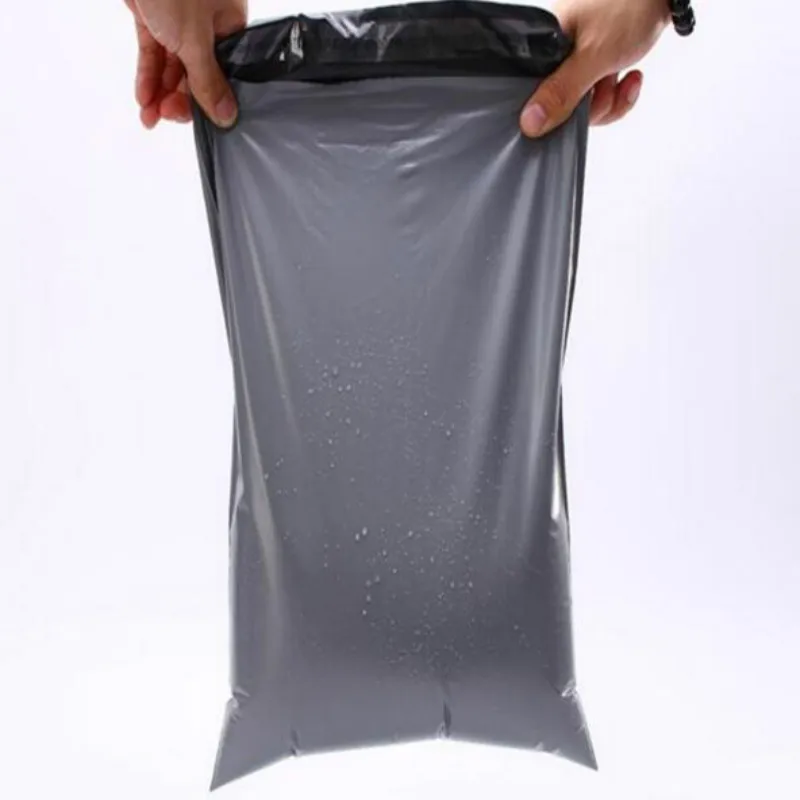 35*45 см курьерские Сумки Серебристая Курьерская сумка полиэтиленовый почтовый