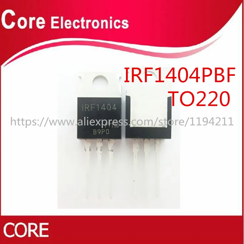 50 шт. IRF1404 220 IRF1404PBF TO220 Mosfet Новый|mosfet to-220|mosfet 50pcsmosfet 4 |