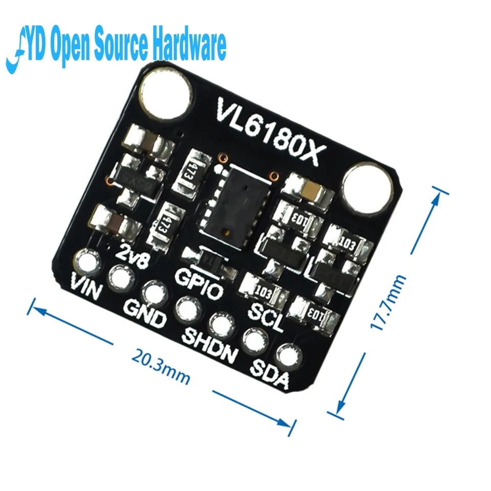 1 шт. оптический датчик дальности VL6180 VL6180X интерфейс Arduino I2C 3 В 5 | Электронные