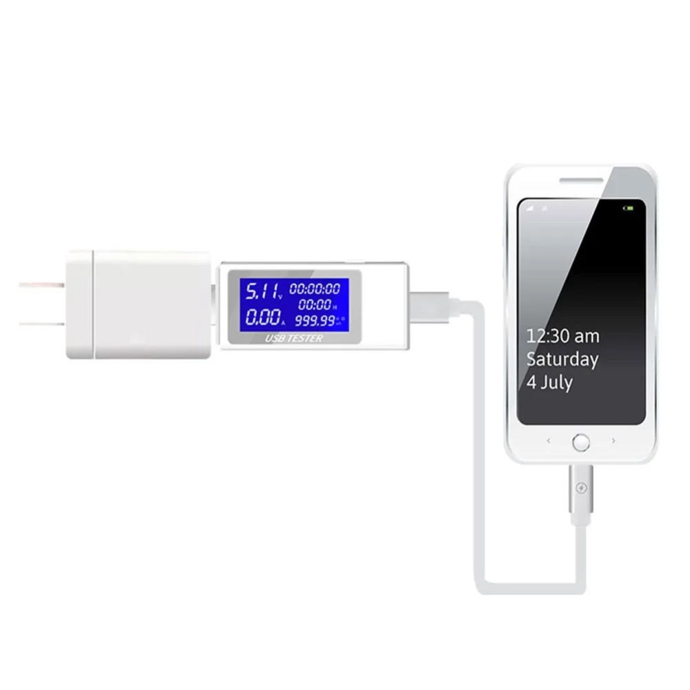 1 шт. USB Универсальная домашняя розетка Вольтметр Амперметр тестер для зарядки DC 4