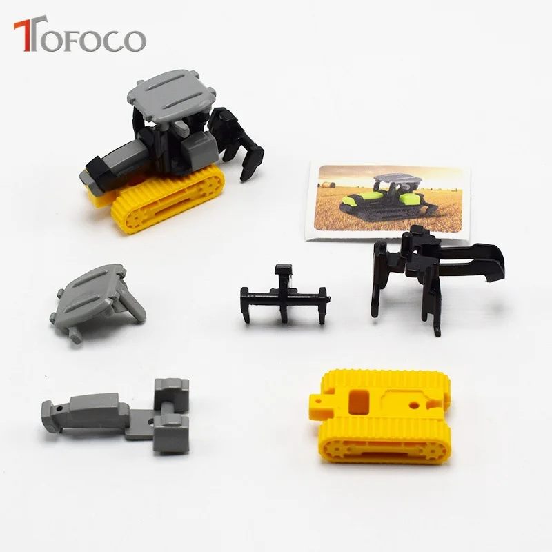 TOFOCO 1 шт. Супер Мини DIY сельскохозяйственная техника для сборки трактор инженер