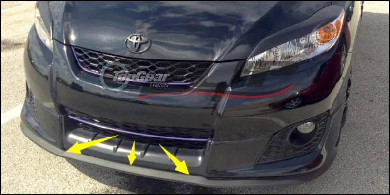 Для TOYOTA Noah Voxy Nav1 бампер для губ/Top gear магазин передний спойлер для тюнинга автомобиля/TOP gear Body Kit+ юбка в полоску