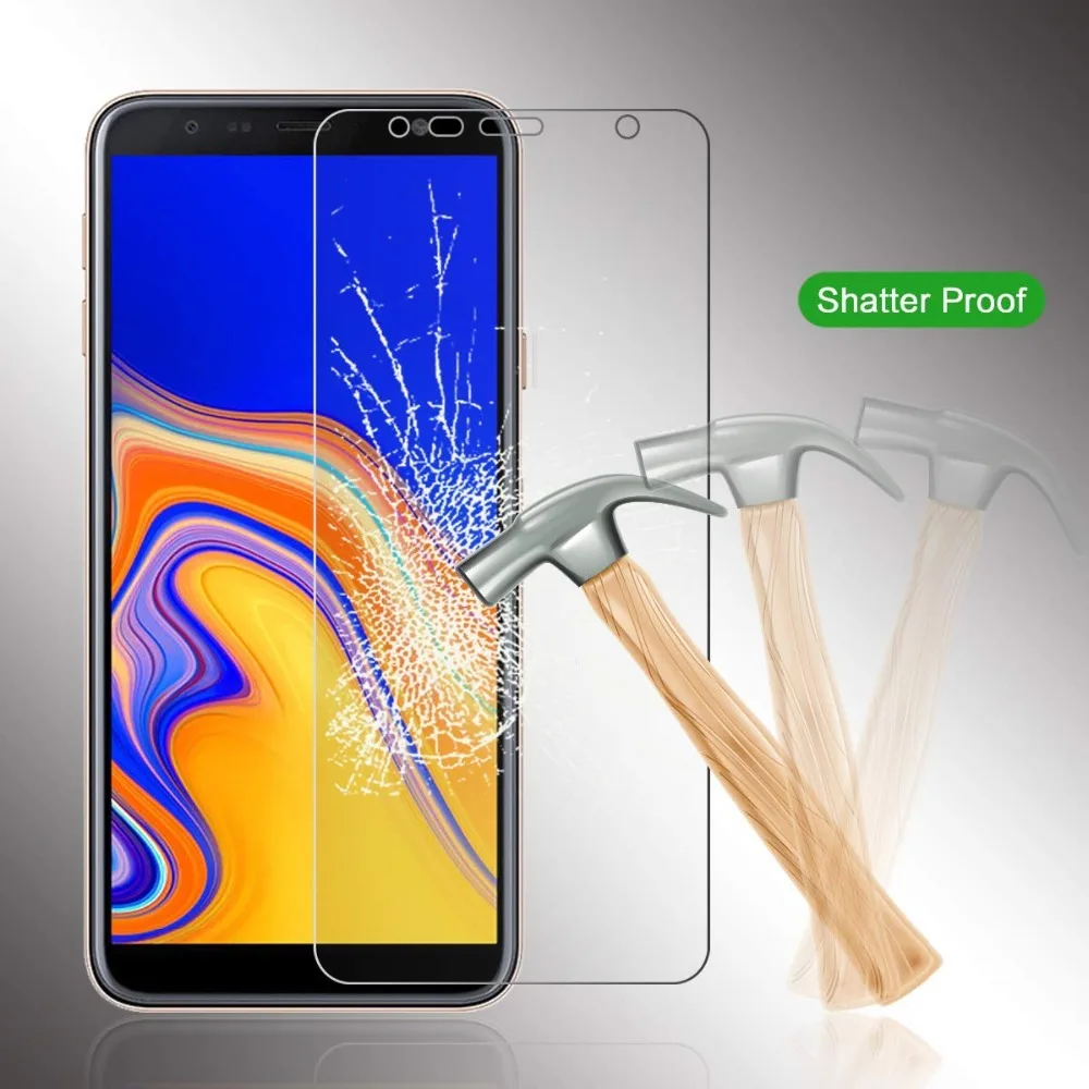 Защитное стекло закаленное для Samsung Galaxy j6 j4 plus 2 шт. | Мобильные телефоны и
