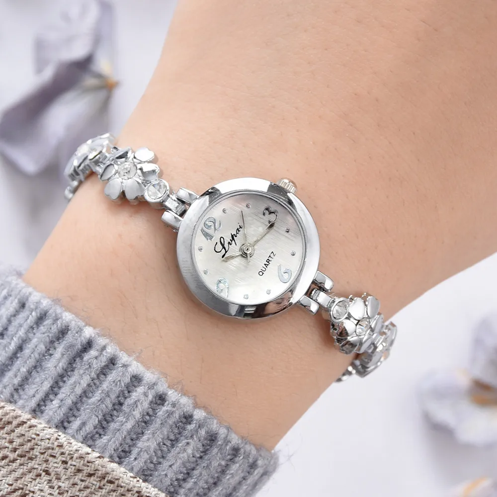 Для женщин 2019 Элитный бренд женские кварцевые часы Женское платье модные розово