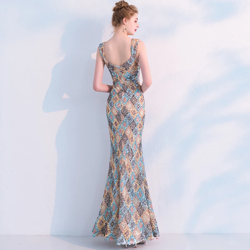 Vestidos De Festa Русалка Элегантное вечернее платье халат Soiree Сексуальное Милое с