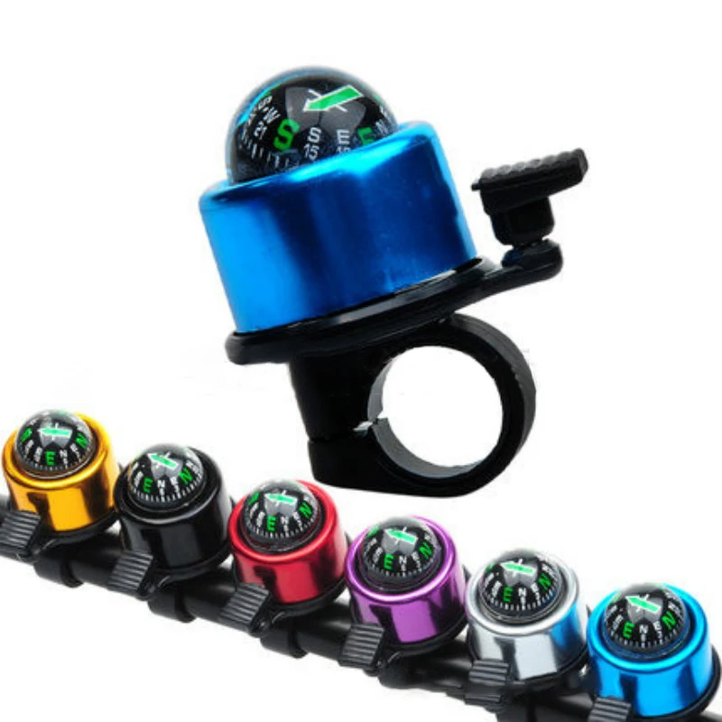 Новый велосипедный автомобильный звонок из алюминиевого сплава с компасом