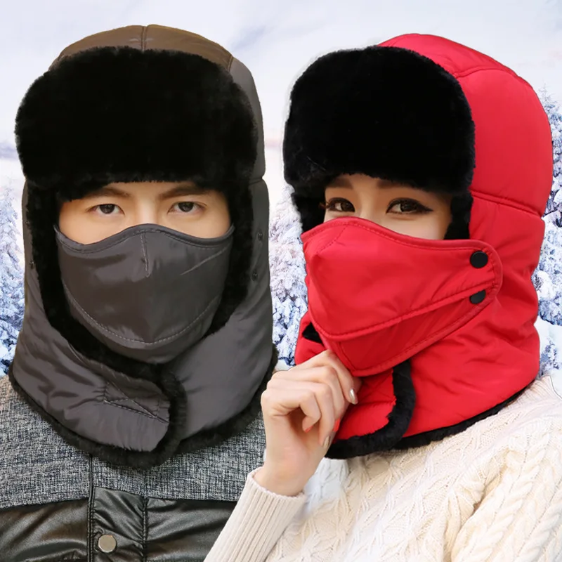 

Face Mask Thermal Fleece Balaclava Wind Winter Stopper Winter wind-proof Stopper Beanies Outdoor Apparel Accessories