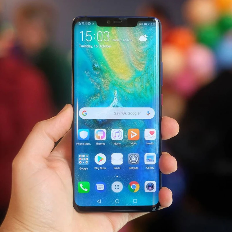 Huawei Mate 20 Pro глобальная версия беспроводной зарядки в экран отпечатков пальцев 40MP