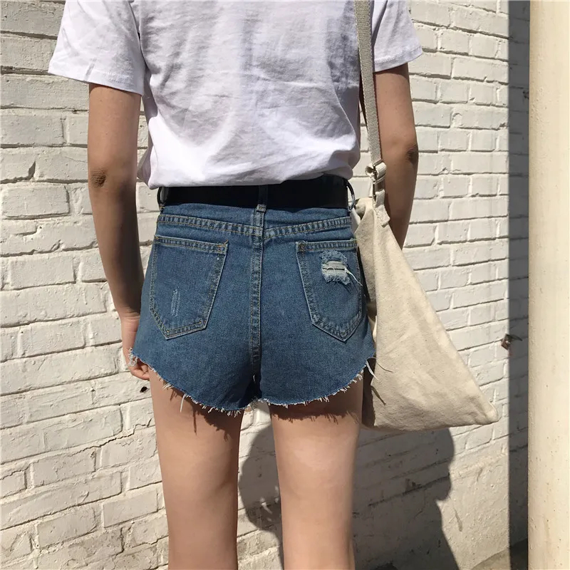 Джинсовые шорты Новое поступление 2017 женские модные брендовые винтажные с