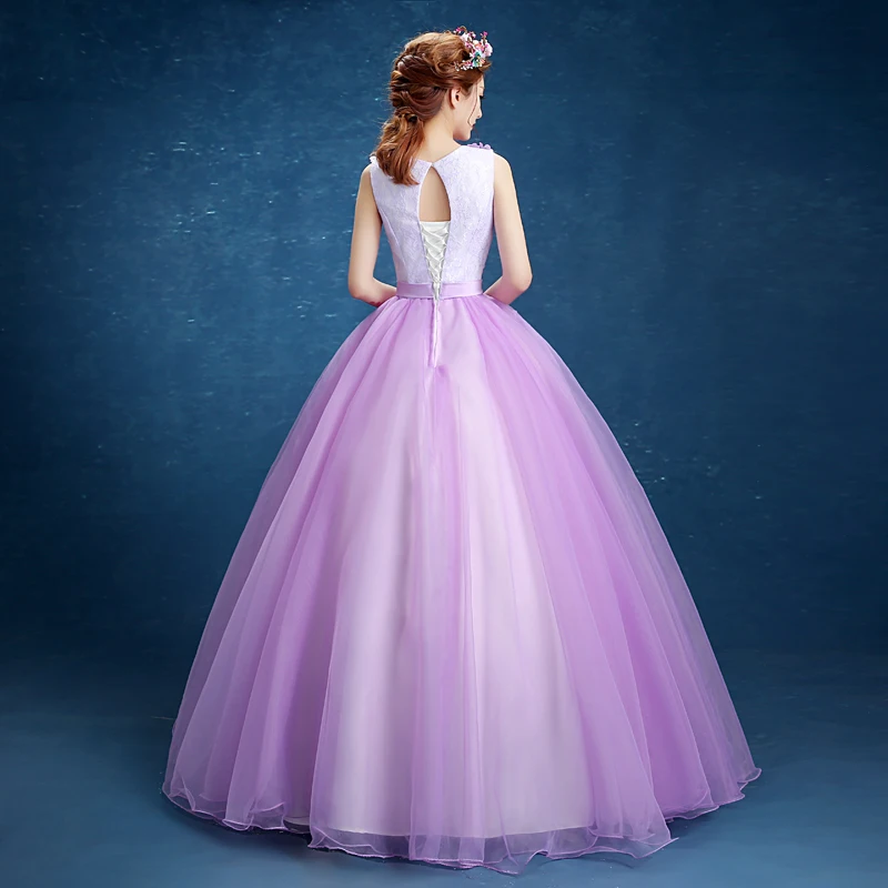 Персиковое розовое платье для Quinceanera 2019 Тюль с Lae Пышное Бальное Платье Vestidos De Vestido
