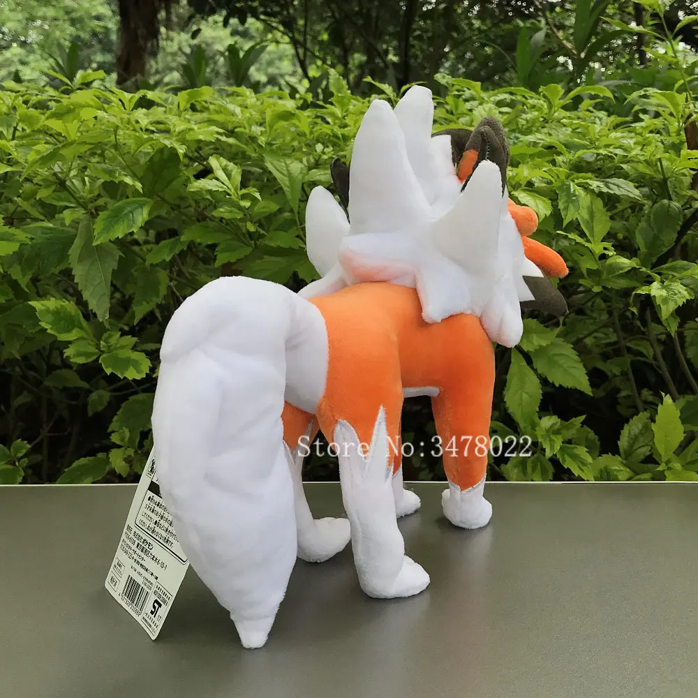 24 см, Покемон-центр, заката, Lycanroc, плюшевая игрушка, Cuddly Rugarugan, мультфильм, мягкая кукла-животное (art.: 7a8ba69a4) - 7a8ba69a4