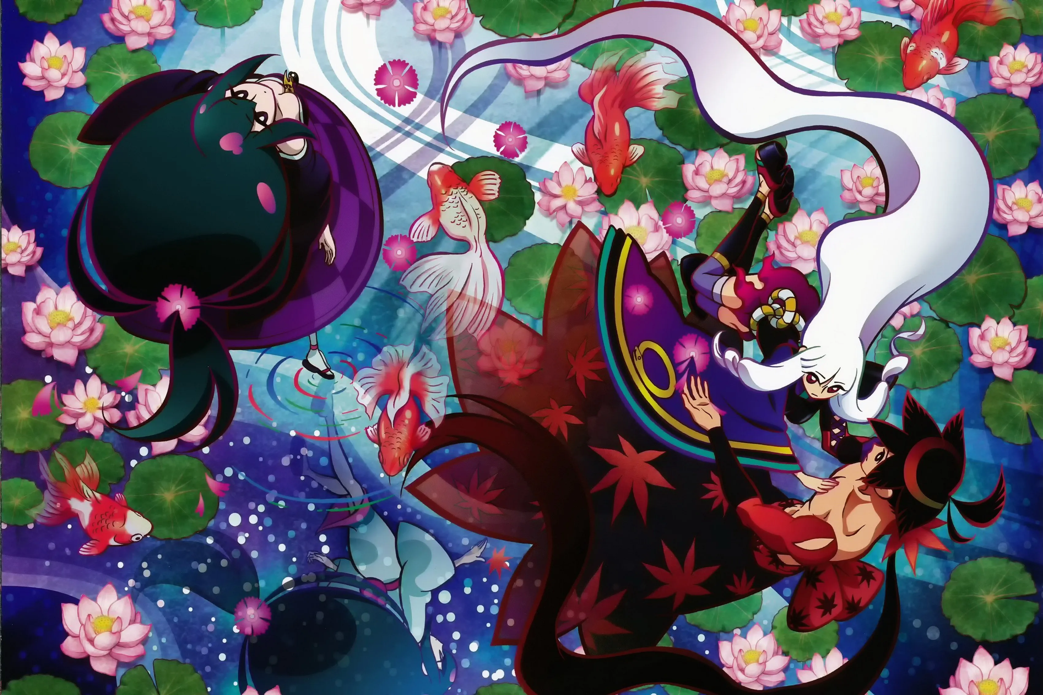 Шелковая ткань Katanagatari 01 с принтом QT06 для украшения дома|poster print|silk fabric posterfabric posters |