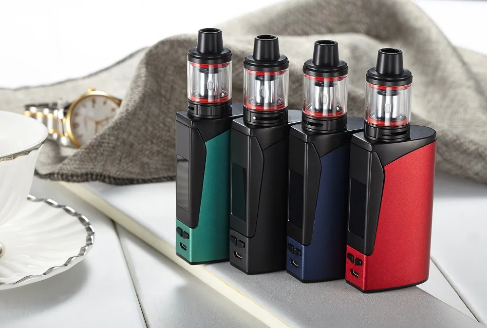 Новое уплотнение 100 Вт vape комплект 3000 мАч с светодиодный экран USB зарядное