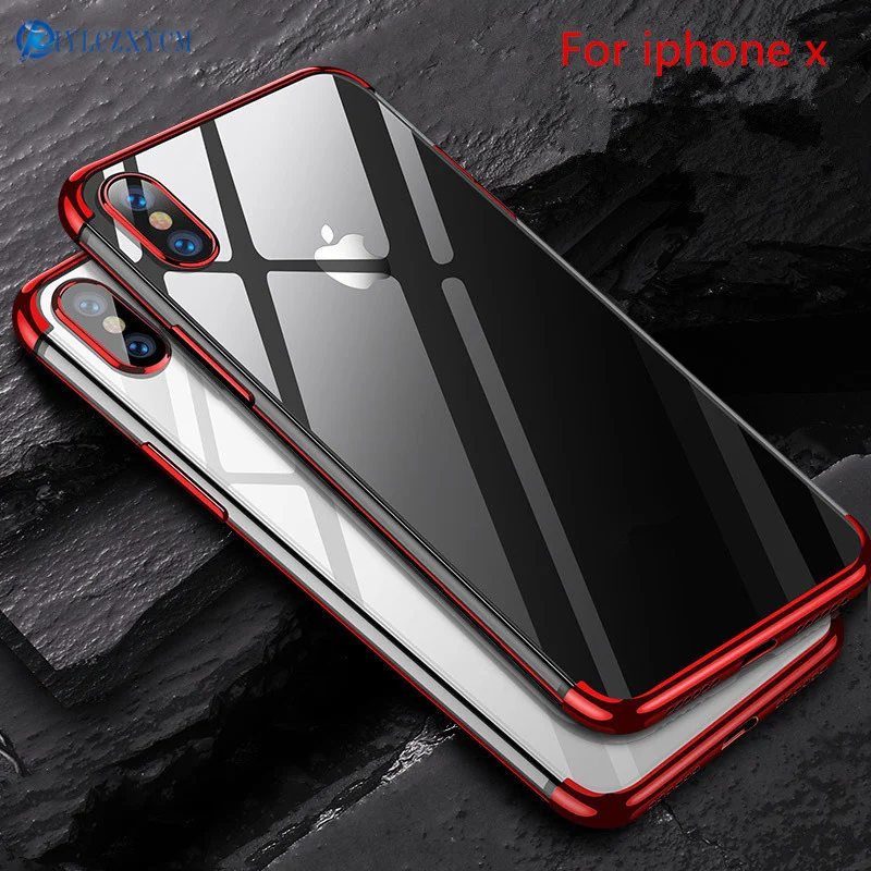 KIYLCZXYCM для iphone х чехол Роскошные Покрытие из мягкого ТПУ силикона аксессуар Для 6 6S