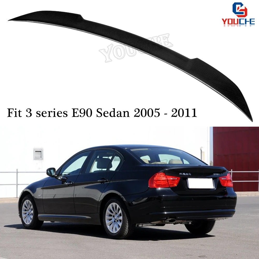 

E90 CS Style Carbon Fiber Rear Spoiler Wing for BMW 3 Series E90 & E90 M3 Sedan 2005 - 2011 316i 318i 320i 325i 328i 330i 335i