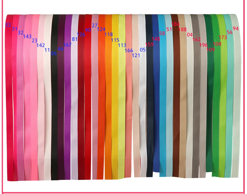 Лента для волос 10 ярдов/партия 3/8 дюйма мм Grosgrain лидер продаж подарочная упаковка