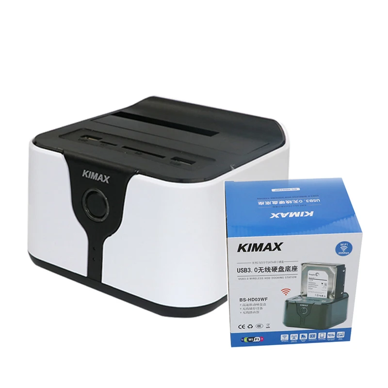 С RU 2," /3,5" USB 3,0 на SATA HDD док-станция с 300 Мбит/с Wi-Fi роутер функция hdd box Корпус жесткого диска