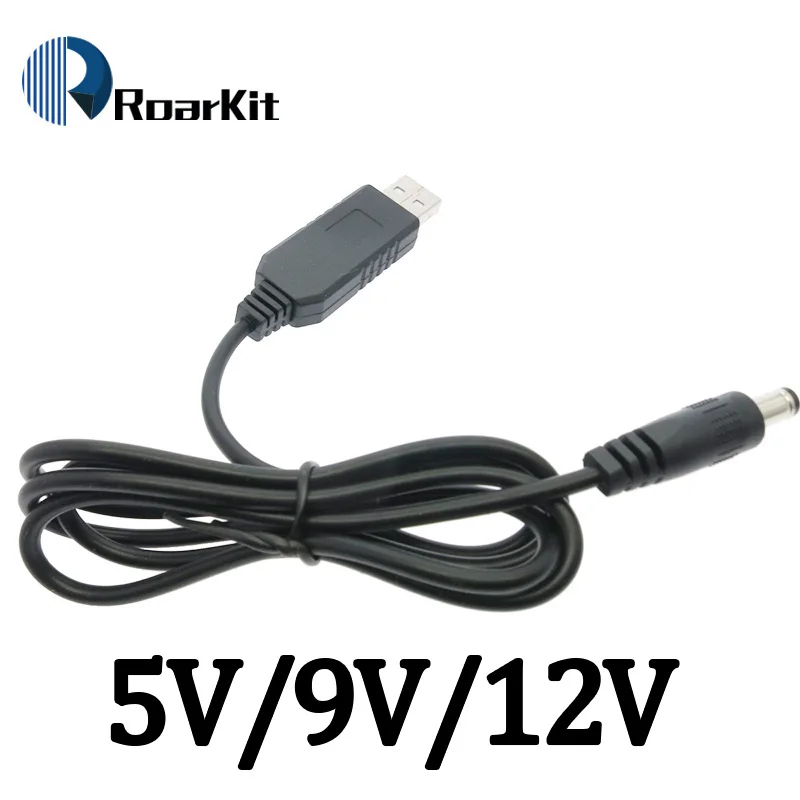 Фото Кабель-Переходник USB Power Boost Line DC 5 В до 9 в/12 В, 2,1x5,5 мм, штекер №1