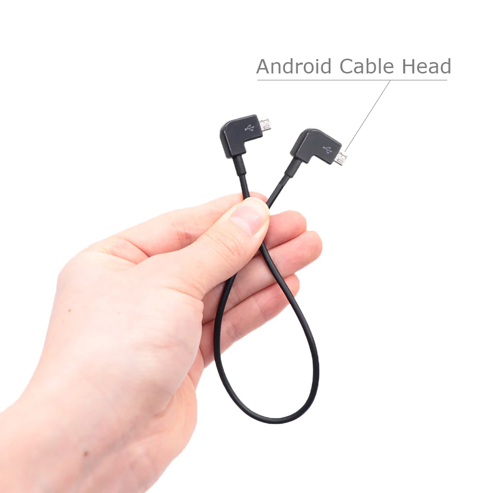 Адаптер кабеля для передачи данных DJI Mavic 2 Spark/MAVIC Air Control Micro USB Android/Lighting iPhone/Type