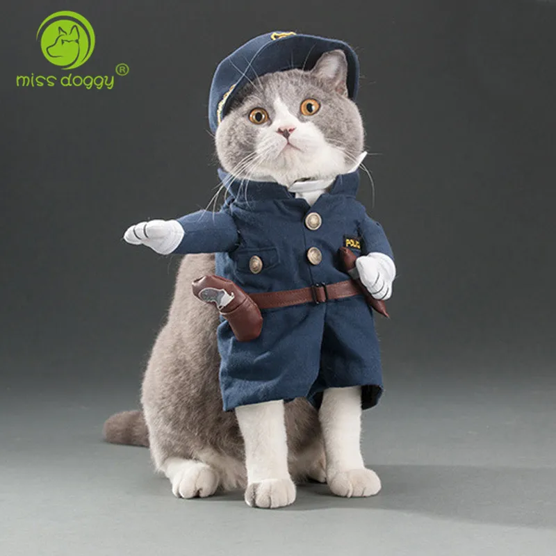 Забавные костюмы для кошек домашних питомцев костюм на весну и лето Одежда