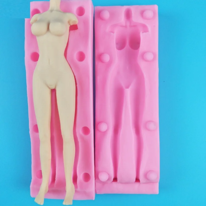 1 шт. силикагель человеческое тело Плесень DIY глина мягкая глина силикагель тело плесень мягкая глина тело качество изготовления ручной работы Артефакт