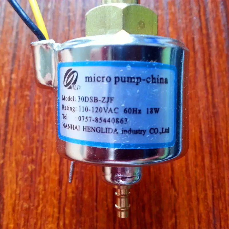 Миниатюрный обогреватель электромагнитный насос Модель 30DCB-ZJF напряжение