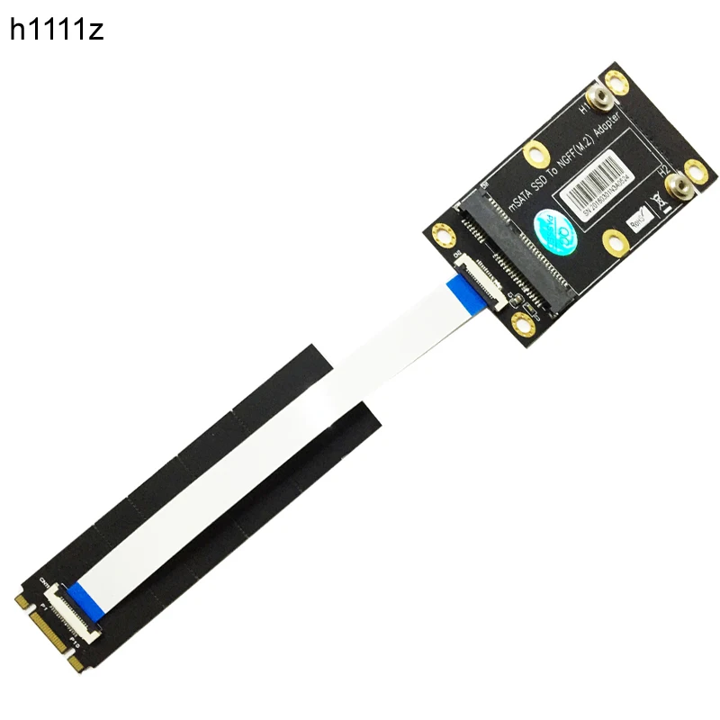Адаптер mSATA SSD в M.2 NGFF Key B адаптер комплект для конвертера карт с кабелем FFC