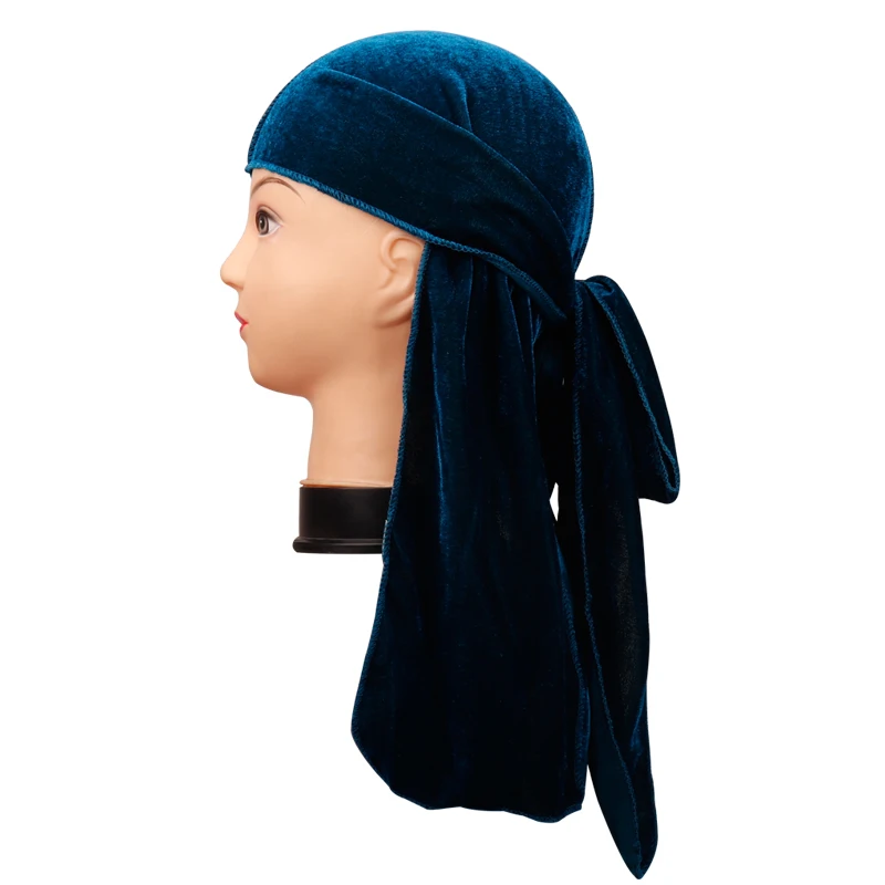 6 Аксессуары для волос Camo Durag банданы головные уборы для женщин и мужчин длинный хвост пиратская шляпа волны ДУ Бандана тюрбан защитный колпачок - Цвет: 6