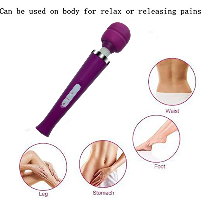 Женская секс игрушка для взрослых USB зарядка AV Вибраторы стержень G spot