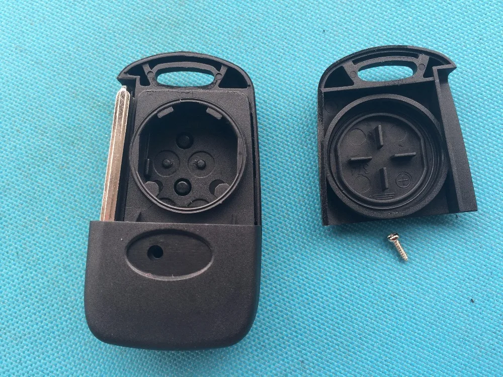 1 шт. Новый Сменный откидной ключ без логотипа для Kia Rio 2/3 кнопки Брелок чехол