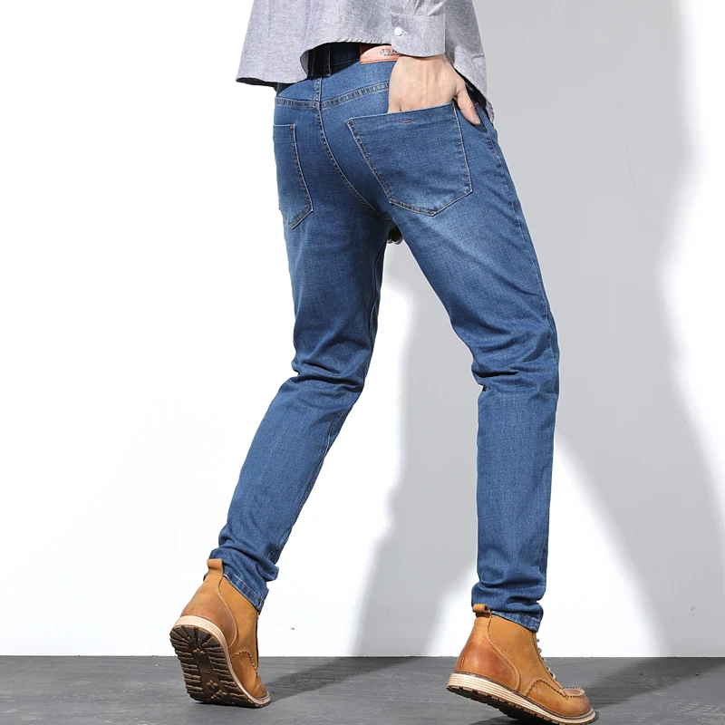 Новинка весна осень 2020 мужские джинсы классические высококачественные большого