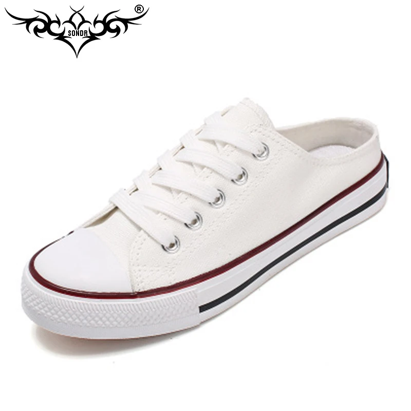 Женская обувь сезон весна лето парусиновая кроссовки на плоской подошве женская