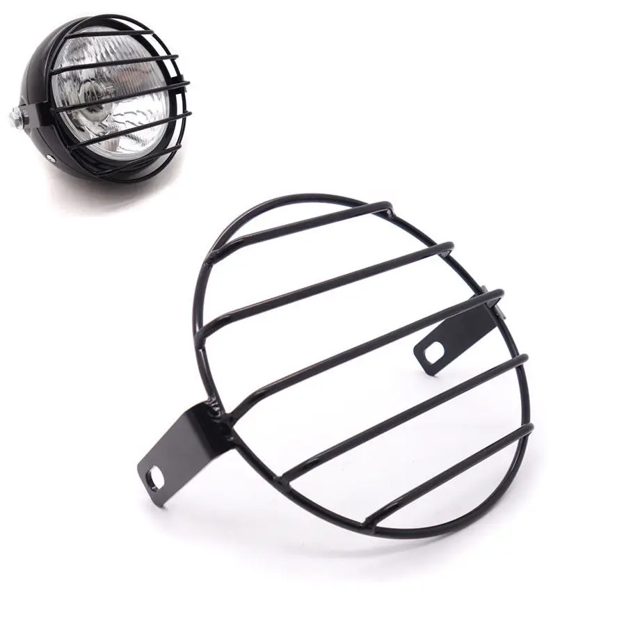 6 25 &quotРетро металлический мотоцикл Гриль боковое Крепление крышка фары маска