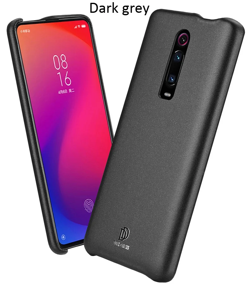 Dark grey DUX DUCIS чехол для Xiao mi Red mi K20 Pro mi 9 T Pro PU кожаный защитный чехол - Цвет: Dark grey