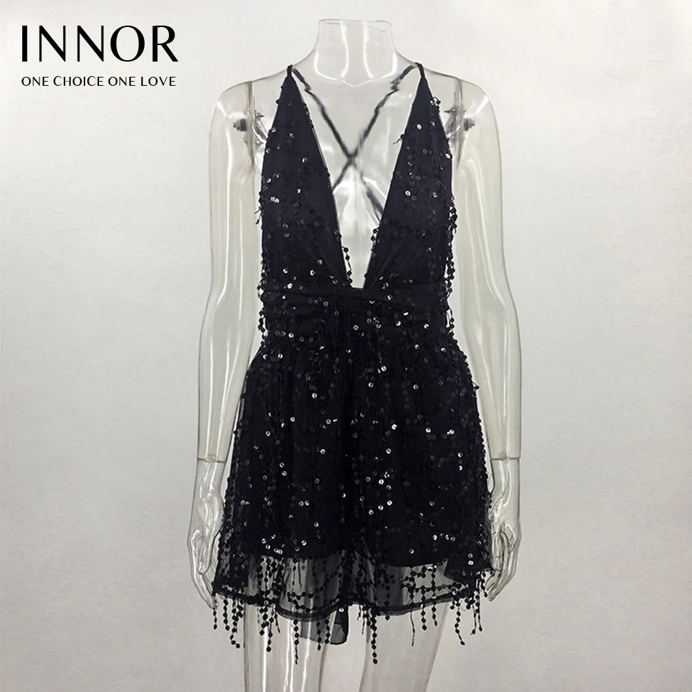 Женские модные мини свободные платья комбинация с v образным вырезом сексуальное