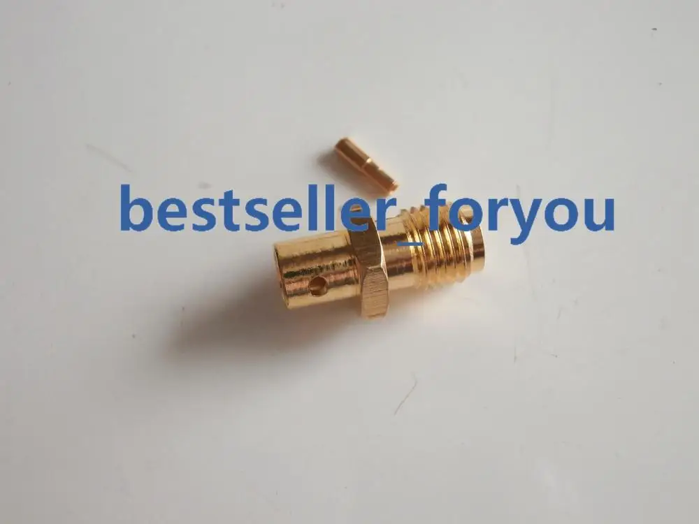 

5X SMA female jack solder For RG402 0.141" Semi-rigid cable rf Connector