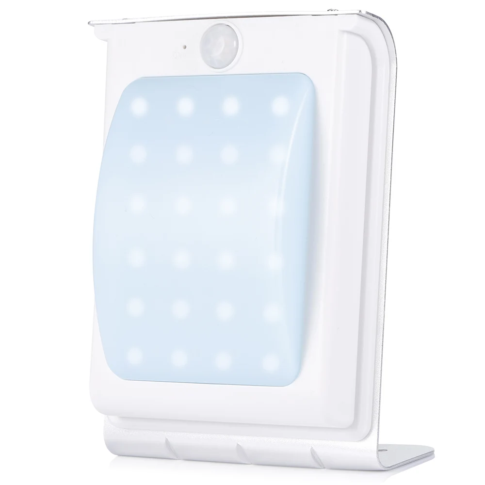 Настенный светильник с датчиком движения на солнечной батарее IP65