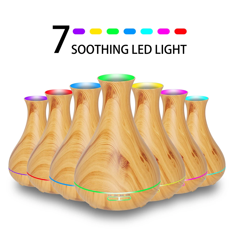 Увлажнитель Ароматизатор воздуха 550 мл 7 цветов светодиодный